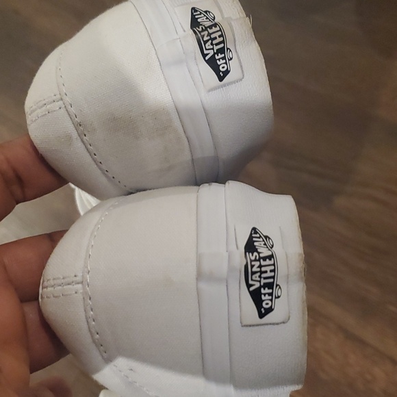 Womens Vans Classic white canvas sneakers sz 7.5 - Picture 4 of 7